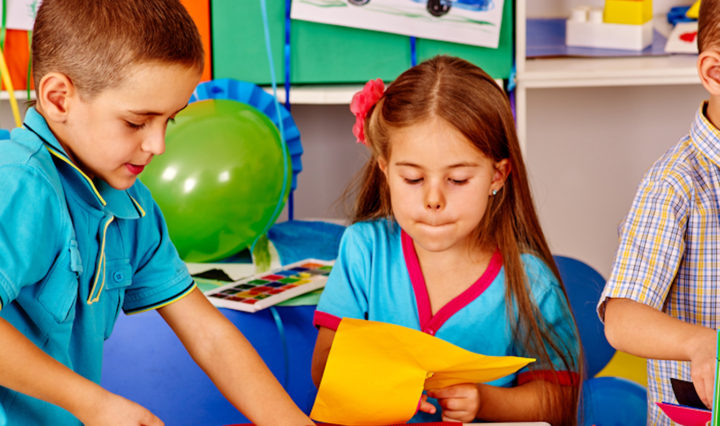 Group collaboration helps kids perform better and enjoy STEM activities.